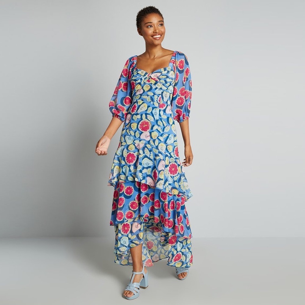 Hutch x Modcloth - Amorous Ambrosia Tiered Maxi Dress